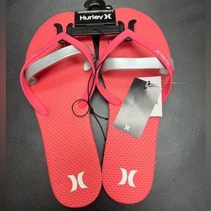 Hurley Brave Flip Flop Sandals Beach Casual Size 9 M